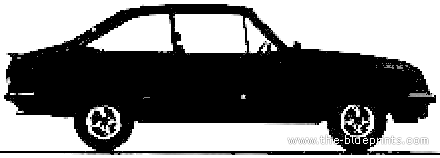 Ford Escort Mk.II RS2000 (1978) - Форд - чертежи, габариты, рисунки автомобиля