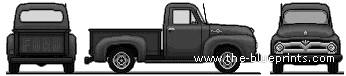 Ford F-100 - Ford - drawings, dimensions, pictures of the car