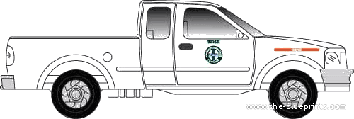 Ford F-150 (2003) - Ford - drawings, dimensions, pictures of the car