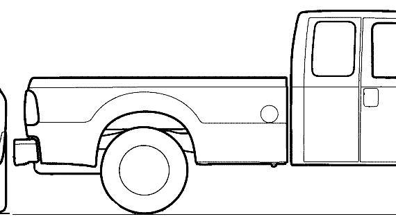 Ford F-350 Super Duty (2012) - Ford - drawings, dimensions, pictures of the car