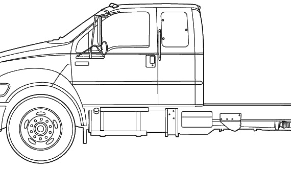 Ford F-650 Medium Duty Chassis (2010) - Ford - drawings, dimensions, pictures of the car