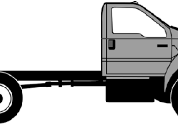 Ford F-650 Single-Cab Chassis (2013) - Ford - drawings, dimensions, pictures of the car