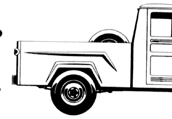 Ford F-75 Pick-up (1980) - Форд - чертежи, габариты, рисунки автомобиля