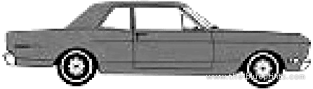 Ford Falcon Club Coupe (1968) - Ford - drawings, dimensions, pictures of the car