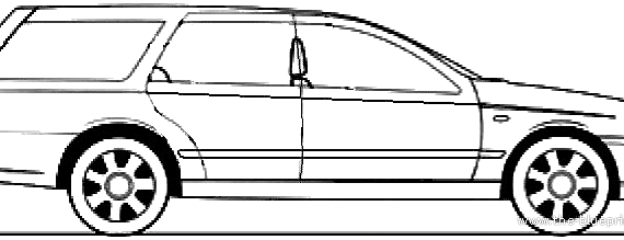 Ford Falcon Station Wagon (AUS) - Форд - чертежи, габариты, рисунки автомобиля