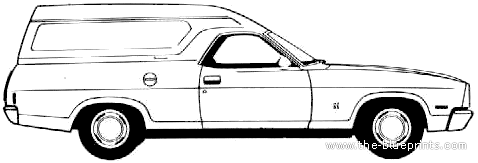 Ford Falcon Van (AUS) (1978) - Форд - чертежи, габариты, рисунки автомобиля