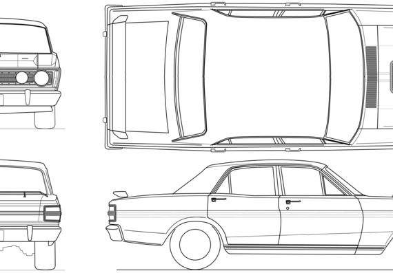 Ford Falcon XY 351 GT (1971) - Ford - drawings, dimensions, pictures of the car