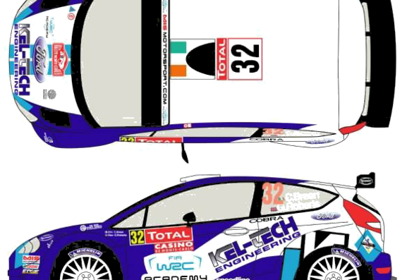 Ford Fiesta S2000 (2012) - Ford - drawings, dimensions, pictures of the car