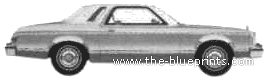 Ford Granada 2-Door Hardtop Ghia (1975) - Ford - drawings, dimensions, pictures of the car
