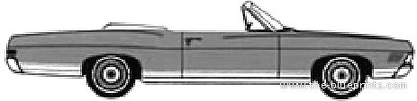 Ford LTD XL Convertible (1968) - Ford - drawings, dimensions, pictures of the car