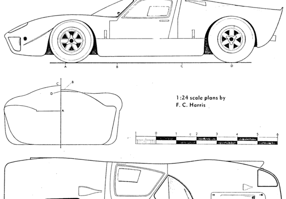 Ford Mirage (1967) - Ford - drawings, dimensions, pictures of the car