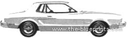 Ford Mustang II 2-Door Hardtop (1975) - Ford - drawings, dimensions, pictures of the car