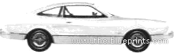 Ford Mustang II 3-Door 2 + 2 (1975) - Ford - drawings, dimensions, pictures of the car