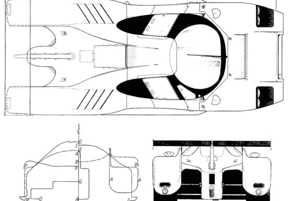 Ford Rondeau M 482 - Форд - чертежи, габариты, рисунки автомобиля