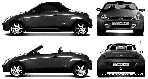 Ford StreetKa - Ford - drawings, dimensions, pictures of the car