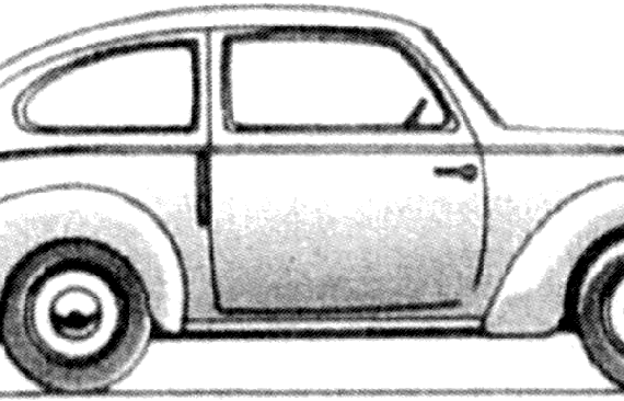 Ford Taunus 10M 2-Door G93A (1950) - Форд - чертежи, габариты, рисунки автомобиля