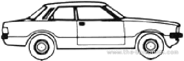 Ford Taunus 2-Door (1978) - Форд - чертежи, габариты, рисунки автомобиля