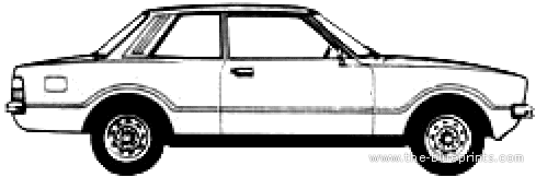 Ford Taunus 2-Door L (1978) - Форд - чертежи, габариты, рисунки автомобиля