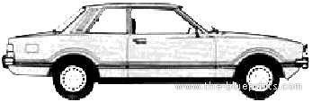 Ford Taunus 2-Door S (1978) - Форд - чертежи, габариты, рисунки автомобиля