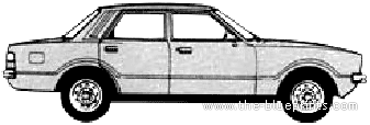 Ford Taunus 4-Door L (1978) - Форд - чертежи, габариты, рисунки автомобиля