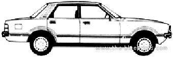 Ford Taunus 4-Door S (1978) - Форд - чертежи, габариты, рисунки автомобиля