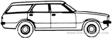 Ford Taunus Kombi (1978) - Форд - чертежи, габариты, рисунки автомобиля
