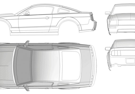 Ford Trojan Cobra (2009) - Форд - чертежи, габариты, рисунки автомобиля