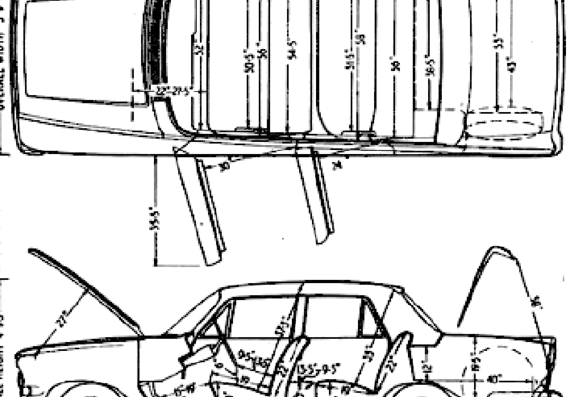 Ford Zephyr 6 (1964) - Ford - drawings, dimensions, pictures of the car