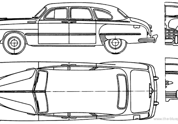 GAZ-12 ZIM (1948) - GAZ - drawings, dimensions, pictures of the car