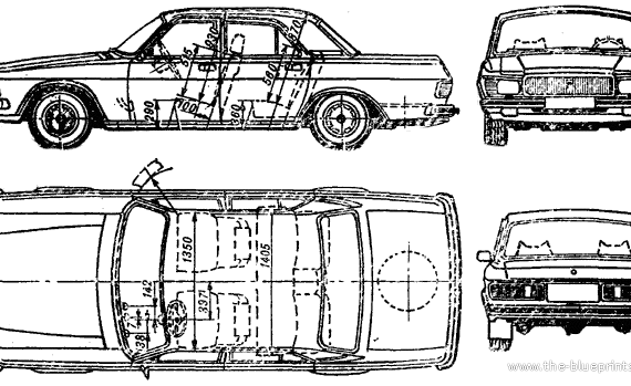 GAZ 3102 Volga - GAZ - drawings, dimensions, pictures of the car