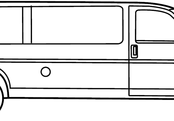 GMC Savana LWB (2013) - LMC - drawings, dimensions, pictures of the car