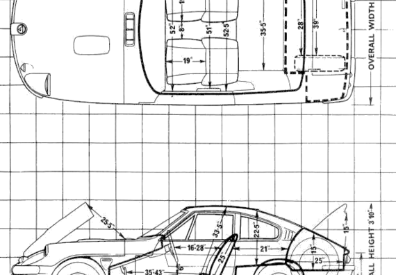 Ginetta G21S - Разные автомобили - чертежи, габариты, рисунки автомобиля