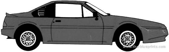 Ginetta G32 (1991) - Разные автомобили - чертежи, габариты, рисунки автомобиля