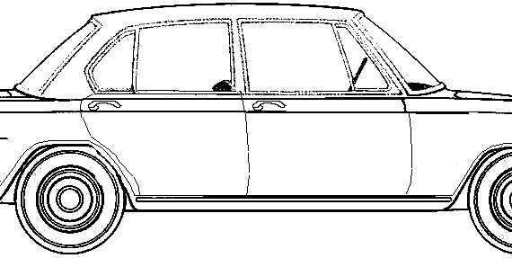 Glas 1700 - Разные автомобили - чертежи, габариты, рисунки автомобиля
