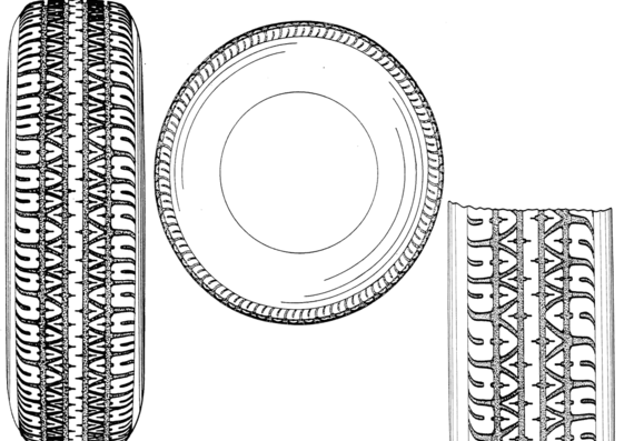 Goodyear Radial 3 - Tyres - drawings, dimensions, pictures of the car