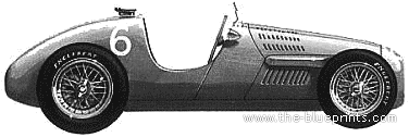 Gordini T16 F1 (1952) - Gordini - drawings, dimensions, pictures of the car