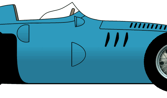 Gordini Type 32 F1 Grand Prix car (1955) - Various cars - drawings, dimensions, pictures of the car
