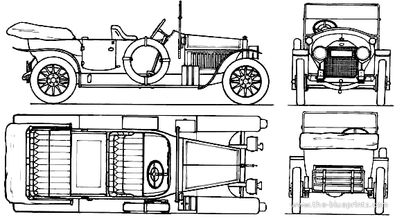 Graf und Stift (1914) - Разные автомобили - чертежи, габариты, рисунки автомобиля