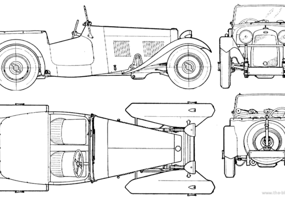 HRG 2 Seater Sport (1948) - Racing Classics - drawings, dimensions, pictures of the car