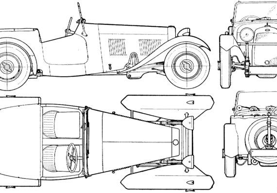 HRG Sports (1948) - Various cars - drawings, dimensions, pictures of the car