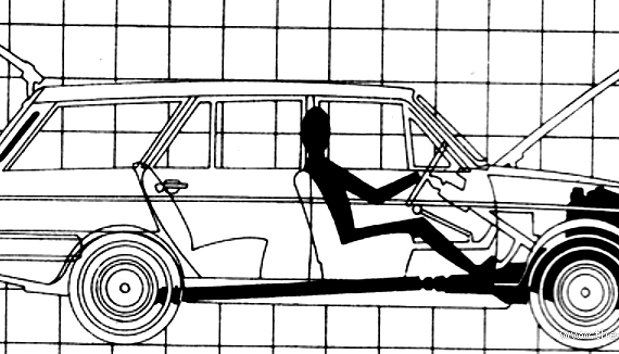 Hillman Minx Estate (1969) - Various cars - drawings, dimensions, pictures of the car