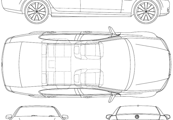 Holden Calais (2006) - Holden - drawings, dimensions, pictures of the car