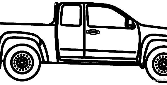 Holden Colorado Extended Cab (2009) - Holden - drawings, dimensions, pictures of the car