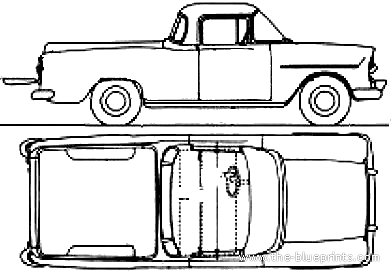 Holden FB Ute (1960) - Холден - чертежи, габариты, рисунки автомобиля