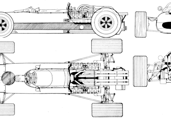 Honda 3L V12 - Honda - drawings, dimensions, pictures of the car