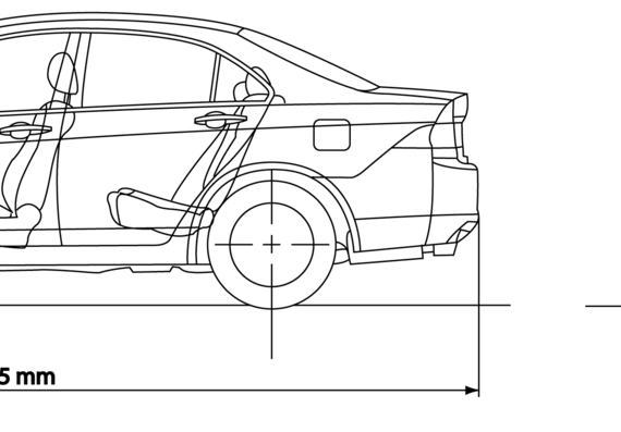 Honda Accord Saloon (2006) - Honda - drawings, dimensions, pictures of the car