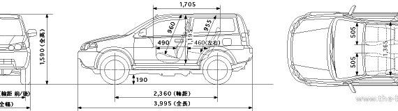 Honda HR V - Honda - drawings, dimensions, pictures of the car
