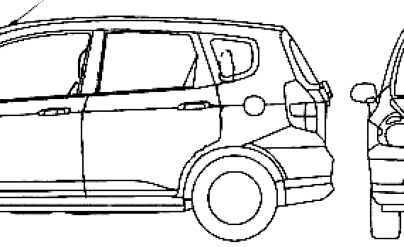 Honda Jazz (2007) - Honda - drawings, dimensions, pictures of the car