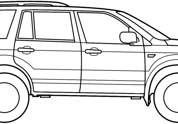 Honda Pilot (2008) - Honda - drawings, dimensions, pictures of the car