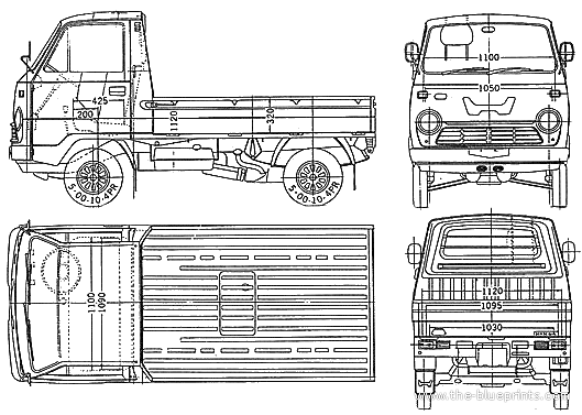 Honda TN III360 (1970) - Honda - drawings, dimensions, pictures of the car